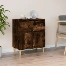 Kumode, Ozolkoka Krāsa, 60X35X70 Cm, Inženierijas Koks Vidaxl