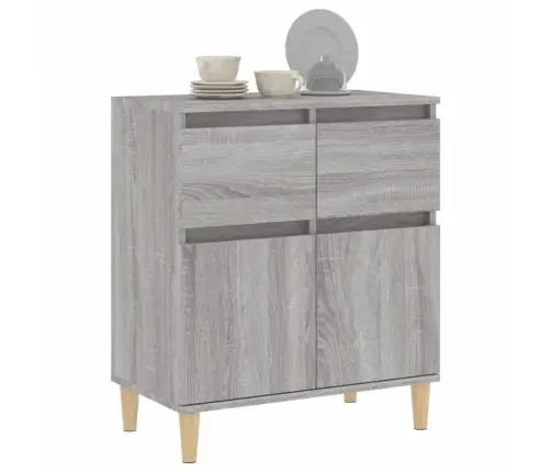 Šoninė Spintelė, Pilka Ąžuolo, 60X35X70cm Apdirbta Mediena