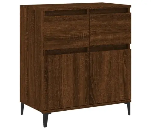 Šoninė Spintelė, Ruda Ąžuolo, 60X35X70cm Apdirbta Mediena