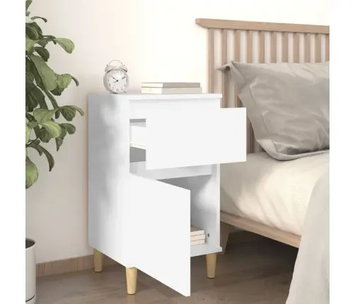 Naktsskapīši, 2 Gab., Balti, 40X35X70 Cm Vidaxl