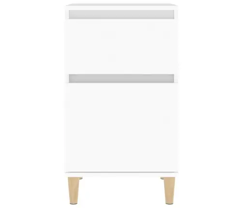 Naktsskapīši, 2 Gab., Balti, 40X35X70 Cm Vidaxl