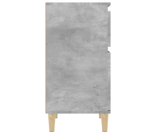Naktsskapīši, 2 Gab., Betona Pelēki, 40X35X70 Cm Vidaxl