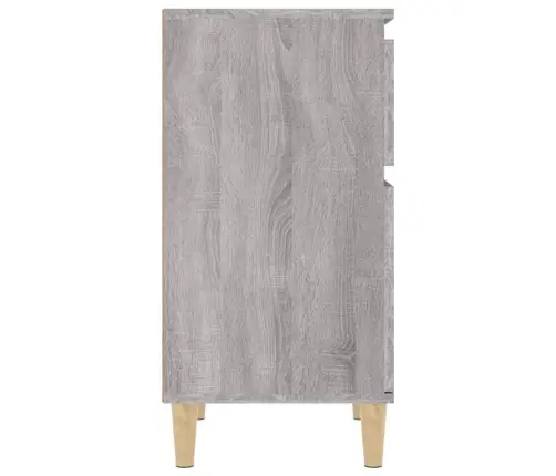 Naktinė Spintelė, Pilkos Sonoma Ąžuolo Spalvos, 40X35X70Cm Naktinė Spintelė, Pilkos Sonoma Ąžuolo Spalvos, 40X35X70Cm