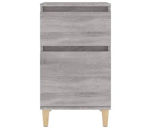 Naktinės Spintelės, 2Vnt., Pilkos Ąžuolo Spalvos, 40X35X70Cm