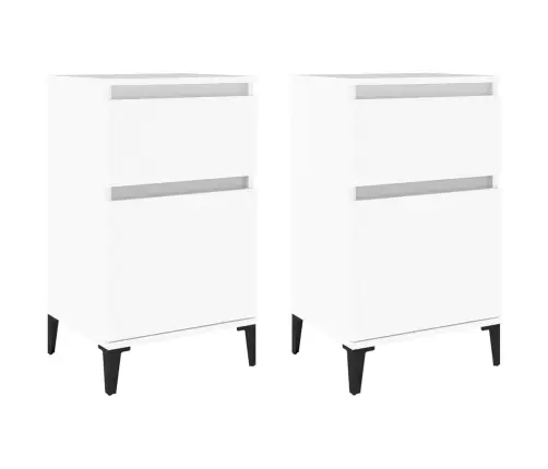 Öökapid 2 Tk, Valge, 40 X 35 X 70 Cm