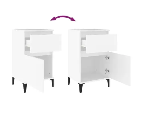 Öökapid 2 Tk, Valge, 40 X 35 X 70 Cm