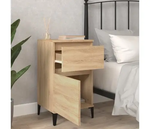 Naktsskapītis, Ozolkoka Krāsā, 40X35X70 Cm Vidaxl