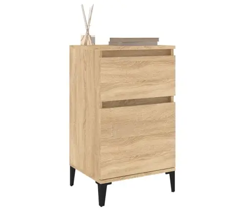 Naktsskapītis, Ozolkoka Krāsā, 40X35X70 Cm Vidaxl