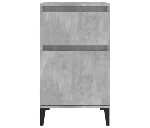 Naktinės Spintelės, 2Vnt., Betono Pilkos Spalvos, 40X35X70Cm Naktinės Spintelės, 2Vnt., Betono Pilkos Spalvos, 40X35X70Cm