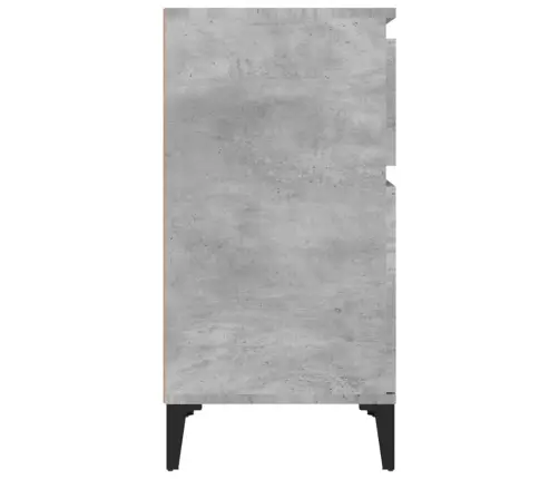 Naktinės Spintelės, 2Vnt., Betono Pilkos Spalvos, 40X35X70Cm Naktinės Spintelės, 2Vnt., Betono Pilkos Spalvos, 40X35X70Cm