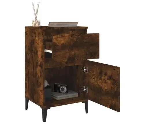 Naktsskapītis, Ozolkoka Krāsā, 40X35X70 Cm Vidaxl