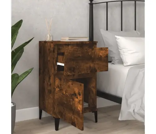 Naktsskapīši, 2 Gab., Ozolkoka Krāsā, 40X35X70 Cm Vidaxl