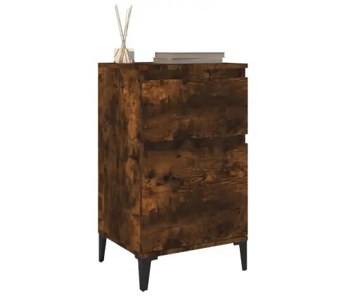 Naktsskapīši, 2 Gab., Ozolkoka Krāsā, 40X35X70 Cm Vidaxl