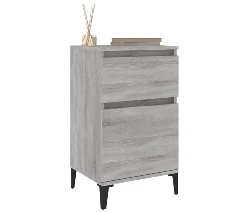 Naktinė Spintelė, Pilkos Sonoma Ąžuolo Spalvos, 40X35X70Cm