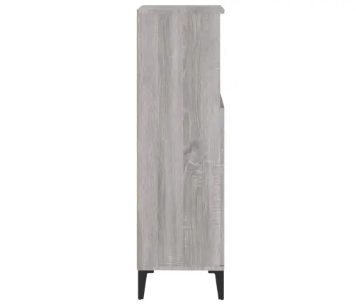 Vannitoakapp, Hall Sonoma Tamm, 30 X 30 X 100 cm Tehispuit