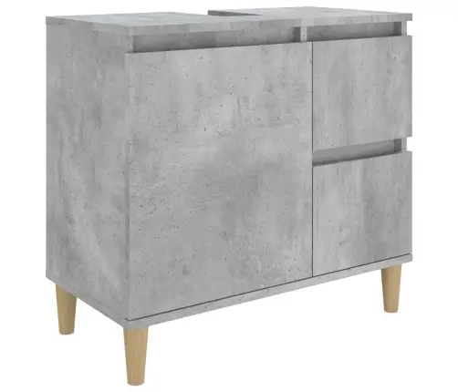 Vannitoakapp, Betoonhall, 65 X 33 X 60 cm Tehispuit