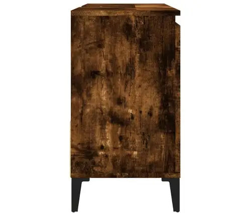 Vannasistabas Skapītis, Ozola, 65X33X60 Cm, Inženierijas Koks Vidaxl