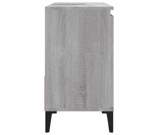 Vonios Kambario Spintelė, Pilka Ąžuolo, 65X33X60cm Mediena