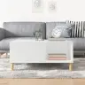Kafijas Galdiņš, Balts, 80X80X36,5 Cm, Inženierijas Koks Vidaxl Kafijas Galdiņš, Balts, 80X80X36,5 Cm, Inženierijas Koks Vidaxl