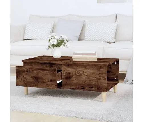 Kafijas Galdiņš, Ozolkoka, 90X50X36,5 Cm, Inženierijas Koks Vidaxl