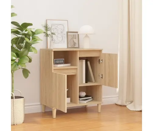 Kumode, Ozolkoka Krāsā, 60X35X70 Cm, Inženierijas Koks Vidaxl