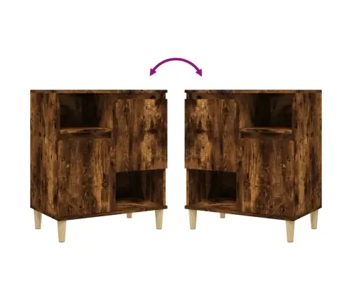 Kumode, Ozolkoka Krāsa, 60X35X70 Cm, Inženierijas Koks Vidaxl