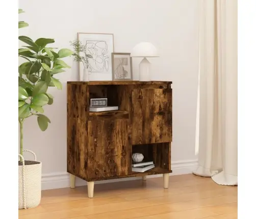 Kumode, Ozolkoka Krāsa, 60X35X70 Cm, Inženierijas Koks Vidaxl