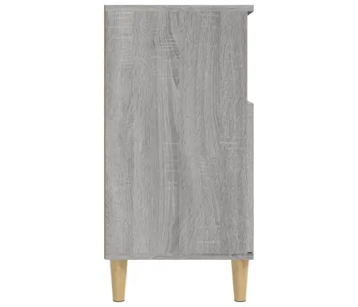 Kumode, Pelēka Ozolkoka, 60X35X70 Cm, Inženierijas Koks Vidaxl