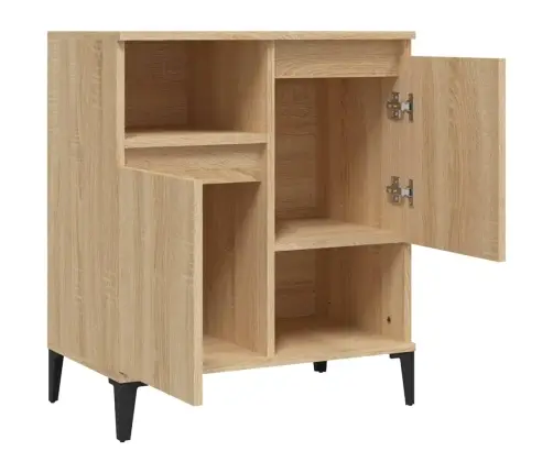 Kumode, Ozolkoka Krāsā, 60X35X70 Cm, Inženierijas Koks Vidaxl