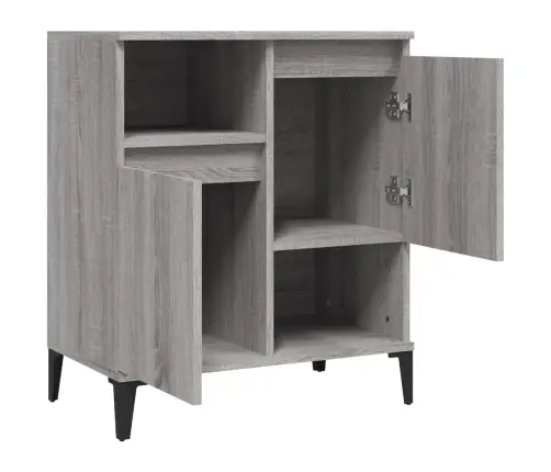 Kumode, Pelēka Ozolkoka, 60X35X70 Cm, Inženierijas Koks Vidaxl Kumode, Pelēka Ozolkoka, 60X35X70 Cm, Inženierijas Koks Vidaxl