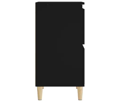 Kumode, Melns, 60X35X70 Cm, Inženierijas Koks Vidaxl