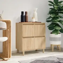 Kumode, Ozolkoka Krāsā, 60X35X70 Cm, Inženierijas Koks Vidaxl