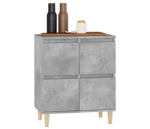 Plaukts, Betona Pelēks, 60X35X70 Cm, Inženierijas Koks Vidaxl