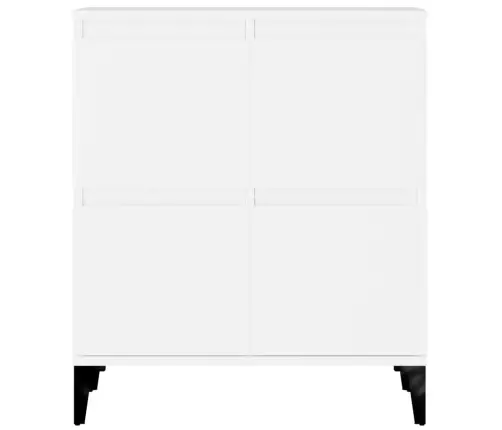 Kumode, Balta, 60X35X70 Cm, Inženierijas Koks Vidaxl