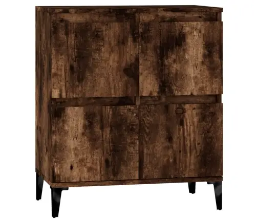 Šoninė Spintelė, Dūminio Ąžuolo, 60X35X70cm Apdirbta Mediena