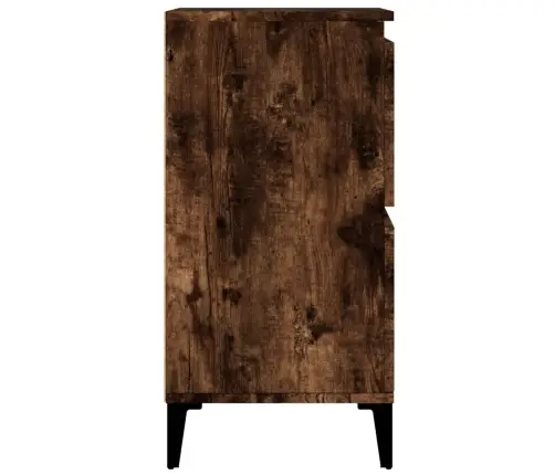 Šoninė Spintelė, Dūminio Ąžuolo, 60X35X70cm Apdirbta Mediena