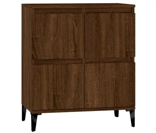 Kumode, Ozolkoka Krāsa, 60X35X70 Cm, Inženierijas Koks Vidaxl