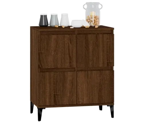 Kumode, Ozolkoka Krāsa, 60X35X70 Cm, Inženierijas Koks Vidaxl