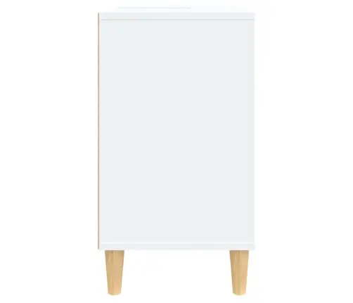 Izlietnes Skapītis, Balts, 80X33X60 Cm, Inženierijas Koks Vidaxl