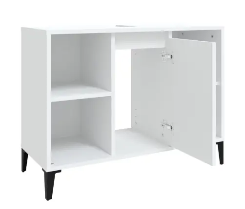 Valamukapp, Valge, 80 X 33 X 60 cm Tehispuit