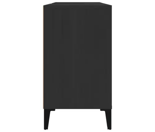 Izlietnes Skapītis, Melns, 80X33X60 Cm, Inženierijas Koks Vidaxl