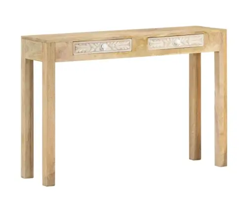 Konsoles Galdiņš, 110X30X75 Cm, Balsināts Mango Masīvkoks Vidaxl