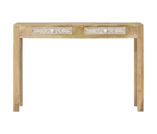 Konsoles Galdiņš, 110X30X75 Cm, Balsināts Mango Masīvkoks Vidaxl