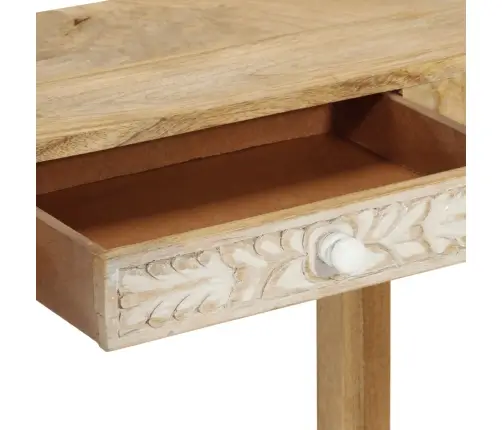 Konsoles Galdiņš, 110X30X75 Cm, Balsināts Mango Masīvkoks Vidaxl