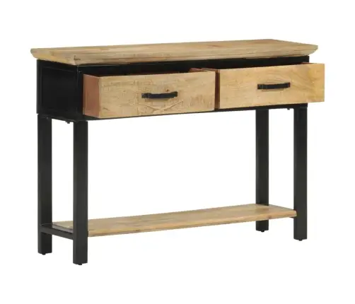 Konsoollaud, 110 X 30 X 75 cm Töötlemata Mangopuit