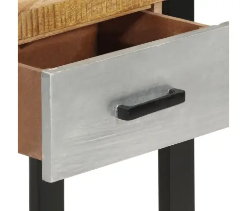 Konsoollaud, 110X30X76 cm Töötlemata Mangopuit