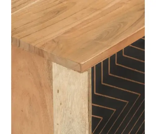 Tv Skapītis, 112X30X40 Cm, Akācijas Masīvkoks Vidaxl