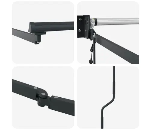 Pavėsinė Antracitas 3 X 2,5 M Metalas