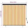 Āra Ruļļu Žalūzija Oranža Un Balta 180 X 250 Cm Audums Vidaxl Āra Ruļļu Žalūzija Oranža Un Balta 180 X 250 Cm Audums Vidaxl