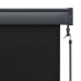 Āra Ruļļu Žalūzija Regulējams Antracīts 180 X 250 Cm Audums Vidaxl